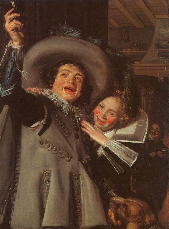 Frans Hals Young Man and Woman in an Inn Sweden oil painting art